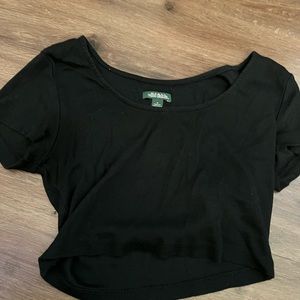 Wild fable black crop top. Size:small